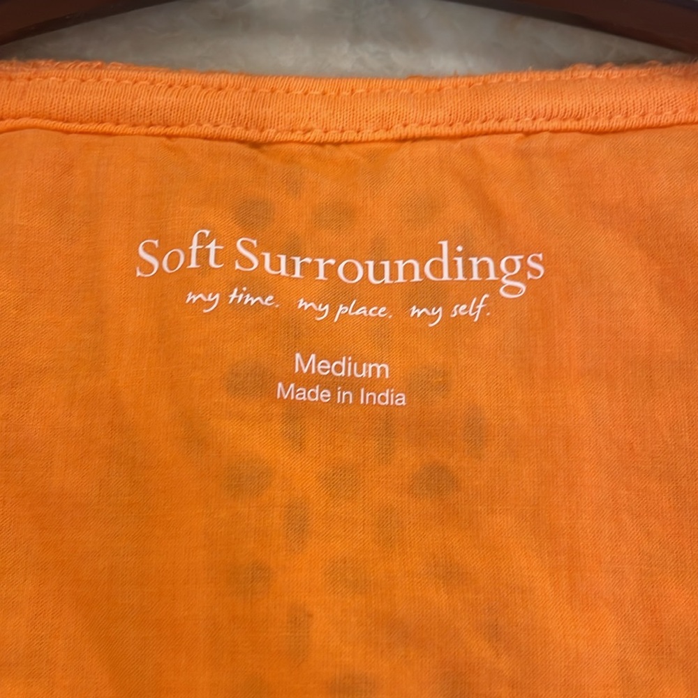 Soft Surroundings long sleeve gorgeous top - Picture 8 of 11